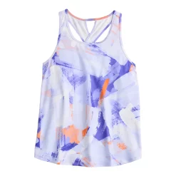 Girls 7-16 Tek Gear® Soft Tek Twist Keyhole Tank Top in Regular & Plus -kids pajamas set Sales 5220912 Lilac Bold Strokes
