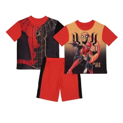 Boys 6-12 Mavel Spider-Man Tops & Shorts Pajama Set