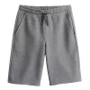 Boys 8-20 Sonoma Goods For Life® Knit Textured Jogger Shorts in Regular & Husky -kids pajamas set Sales 5224302 Dark Gray Heather