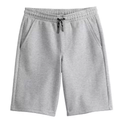Boys 8-20 Sonoma Goods For Life® Knit Textured Jogger Shorts in Regular & Husky -kids pajamas set Sales 5224302 Light Gray Heather
