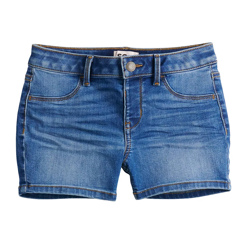 Girls 6-20 SO® Ultimate Mid-Rise Shortie Shorts in Regular & Plus 7 Girls 6-20 SO® Ultimate Mid-Rise Shortie Shorts in Regular & Plus - Image 5