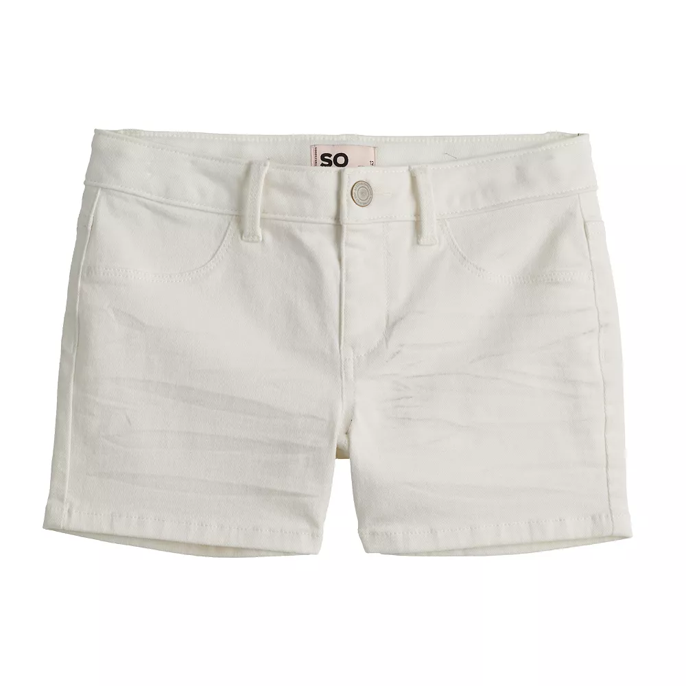 Girls 6-20 SO® Ultimate Mid-Rise Shortie Shorts in Regular & Plus 6 Girls 6-20 SO® Ultimate Mid-Rise Shortie Shorts in Regular & Plus - Image 4