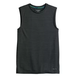 Boys 8-20 Tek Gear® Dry Tek Muscle Tank in Regular & Husky -kids pajamas set Sales 5236521 Ash Black
