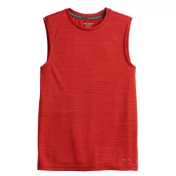 Boys 8-20 Tek Gear® Dry Tek Muscle Tank in Regular & Husky -kids pajamas set Sales 5236521 Cherry Red
