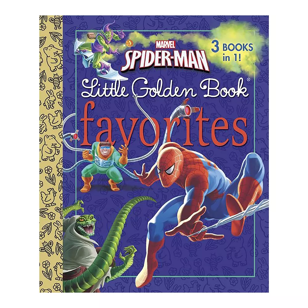 Marvel Spider-Man Little Golden Book Favorites by Billy Wrecks and Frank J. Berrios Children's Book 2 Marvel Spider-Man Little Golden Book Favorites by Billy Wrecks and Frank J. Berrios Children's Book