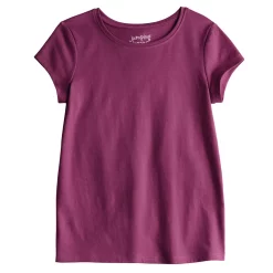 Girls 4-12 Jumping Beans® Essential Crewneck Tee -kids pajamas set Sales 5239494 Berry
