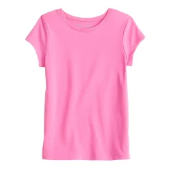 Girls 4-12 Jumping Beans® Essential Crewneck Tee -kids pajamas set Sales 5239494 Pink