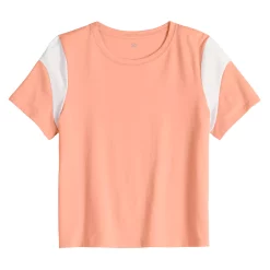 Girls 6-20 SO® Favorite Colorblock Boxy Tee in Regular & Plus Size