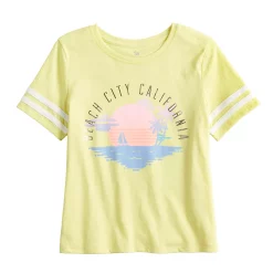 Girls 6-20 SO® Favorite Boxy Graphic Tee in Regular & Plus -kids pajamas set Sales 5274724 Beach City