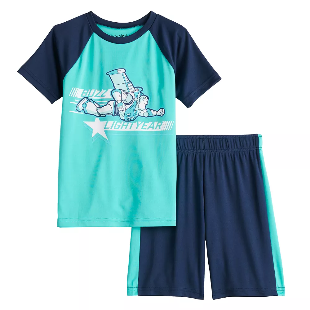 Boys 4-12 Disney / Pixar Toy Story Buzz Lightyear Active Raglan Graphic Tee & Shorts Set by Jumping Beans® 3 Boys 4-12 Disney / Pixar Toy Story Buzz Lightyear Active Raglan Graphic Tee & Shorts Set by Jumping Beans®