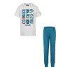 Boys 4-7 Hurley Graphic Tee & Pants Set -kids pajamas set Sales 5285850 Birch Heather