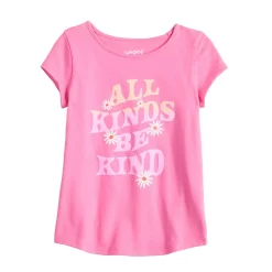 Toddler Girl Jumping Beans® Physical Adaptive Double-Layer Tee -kids pajamas set Sales 5346129 All Kinds Pink