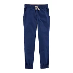 Boys 4-14 Carter's Pull-On Poplin Pants -kids pajamas set Sales 5356564 Navy
