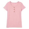 Girls 4-12 Carter's Scalloped-Sleeve Tee 1 Girls 4-12 Carter's Scalloped-Sleeve Tee -kids pajamas set Sales 5357578 Pink