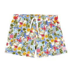 Girls 4-12 Carter's Striped Pull-On French Terry Shorts -kids pajamas set Sales 5357591 Green Floral