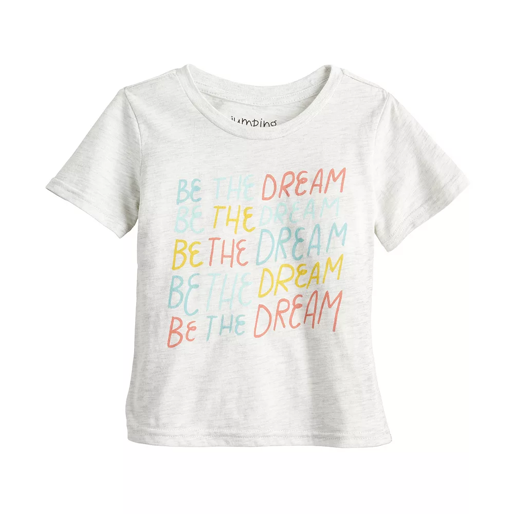 Toddler Boy Jumping Beans® Rainbow Lettering "Be The Dream" Graphic Tee 3 Toddler Boy Jumping Beans® Rainbow Lettering "Be The Dream" Graphic Tee
