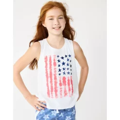 Girls 6-20 SO® The Weekend Tank Top in Regular & Plus -kids pajamas set Sales 5503757 ALT9
