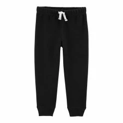 Toddler Boy Carter's Pull-On Fleece Jogger Pants -kids pajamas set Sales 5508476 Black