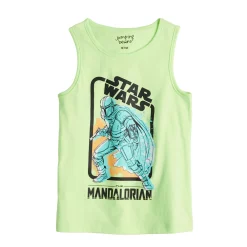 Boys 4-12 Jumping Beans® Star Wars The Mandalorian Neon Graphic Tank Top