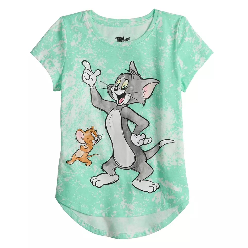 Girls 7-16 Tom & Jerry Tie Dye Graphic Tee 3 Girls 7-16 Tom & Jerry Tie Dye Graphic Tee