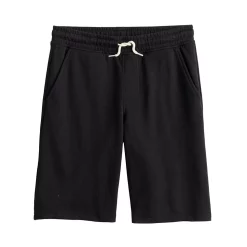 Boys 8-20 Sonoma Goods For Life® Supersoft Fleece Shorts -kids pajamas set Sales 5514562 Black
