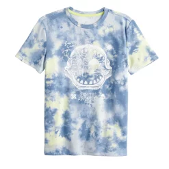 Boys 8-20 Sonoma Goods For Life® Supersoft Tie Dye Graphic Tee in Regular & Husky -kids pajamas set Sales 5515774 Blue Tie Dye Shark