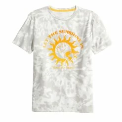 Boys 8-20 Sonoma Goods For Life® Supersoft Tie Dye Graphic Tee in Regular & Husky -kids pajamas set Sales 5515774 Spiral Dye Gray