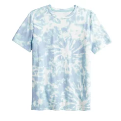 Boys 8-20 Sonoma Goods For Life® Supersoft Tie Dye Tee in Regular & Husky -kids pajamas set Sales 5515828 Spiral Dye Teal