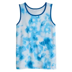 Boys 8-20 Sonoma Goods For Life® Super Soft Tie Dye Tank Top 6 Boys 8-20 Sonoma Goods For Life® Super Soft Tie Dye Tank Top -kids pajamas set Sales 5520176 Blue Tie Dye