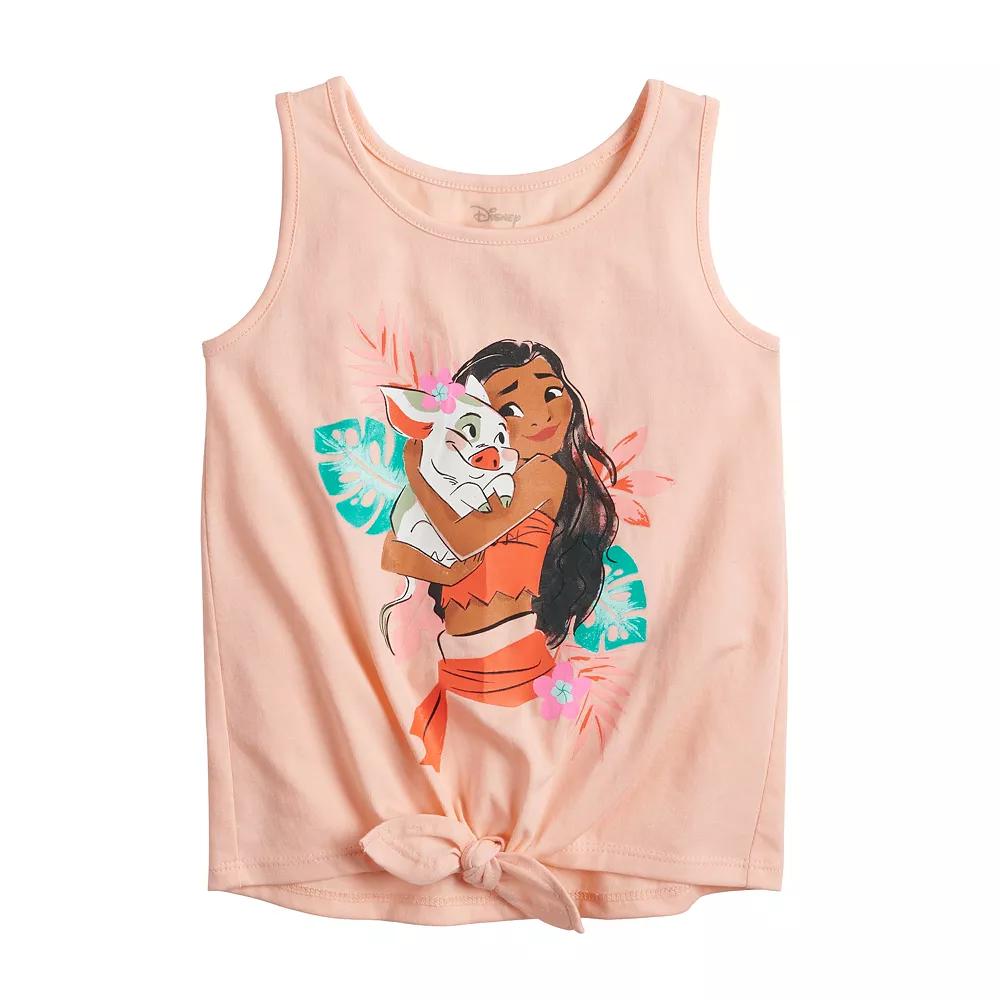 Toddler Girl Disney Moana Tie Front Graphic Tank Top by Jumping Beans® 3 Toddler Girl Disney Moana Tie Front Graphic Tank Top by Jumping Beans®