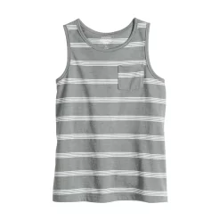 Boys 4-12 Jumping Beans® Essential Tank Top -kids pajamas set Sales 5535437 Gray Stripe