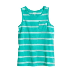 Boys 4-12 Jumping Beans® Essential Tank Top -kids pajamas set Sales 5535437 Teal Stripe