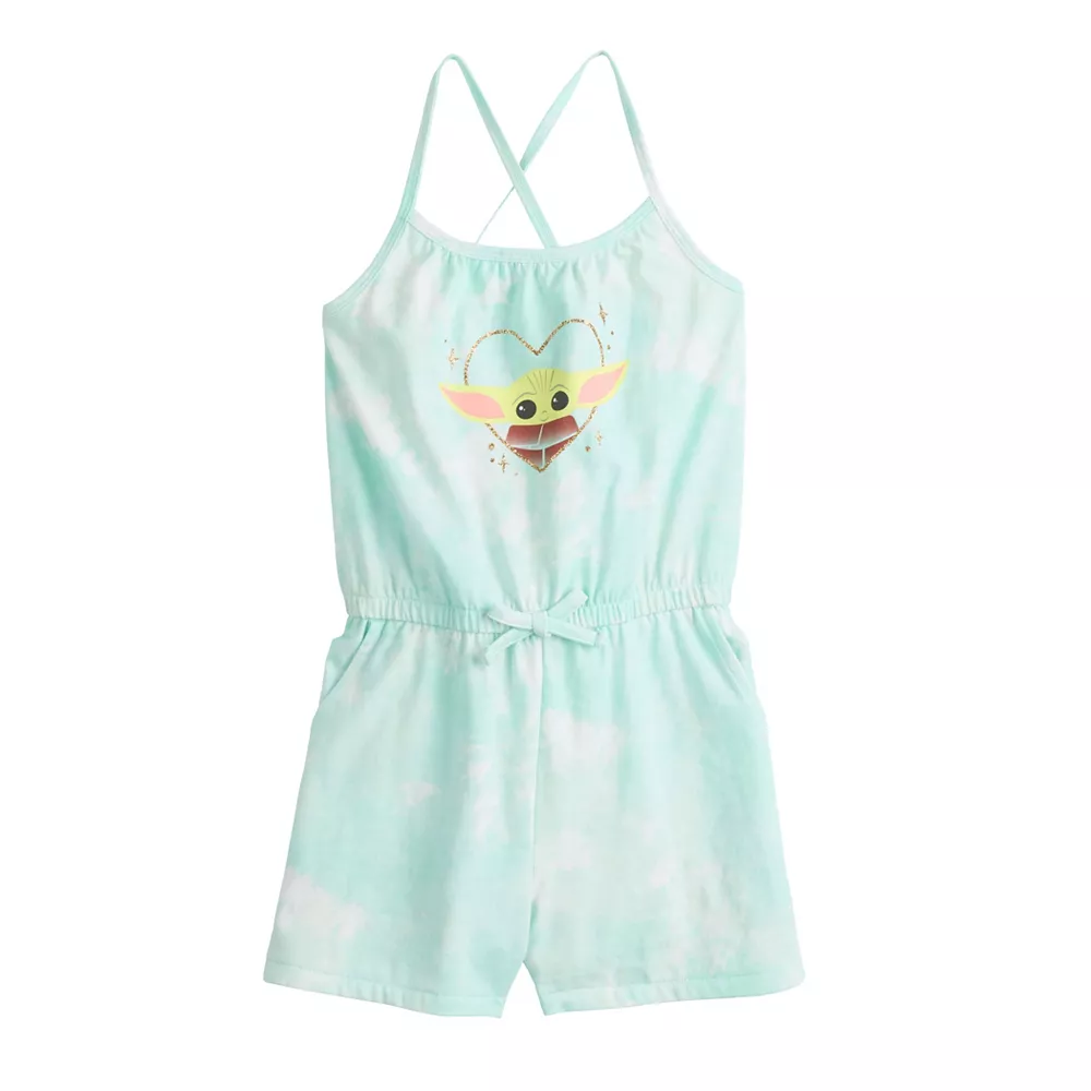 Girls 4-12 Jumping Beans® Star Wars Baby Grogu Tie-Dye Romper 3 Girls 4-12 Jumping Beans® Star Wars Baby Grogu Tie-Dye Romper