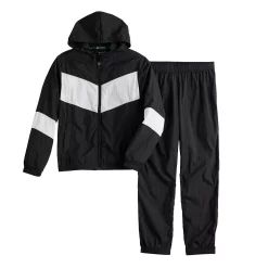 Kids 7-20 Tek Gear® Windbreaker Tracksuit Set in Regular & Husky 8 Kids 7-20 Tek Gear® Windbreaker Tracksuit Set in Regular & Husky -kids pajamas set Sales 5546682 Mineral Black