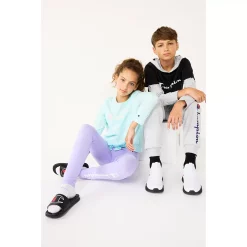 Girls 7-16 Champion® Classic Script Tie Front Tee -kids pajamas set Sales 5547932 ALT2