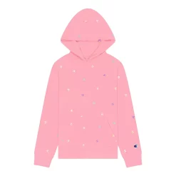 Girls 7-16 Champion® Tossed C Logo Fleece Hoodie -kids pajamas set Sales 5548560 Guava Pink