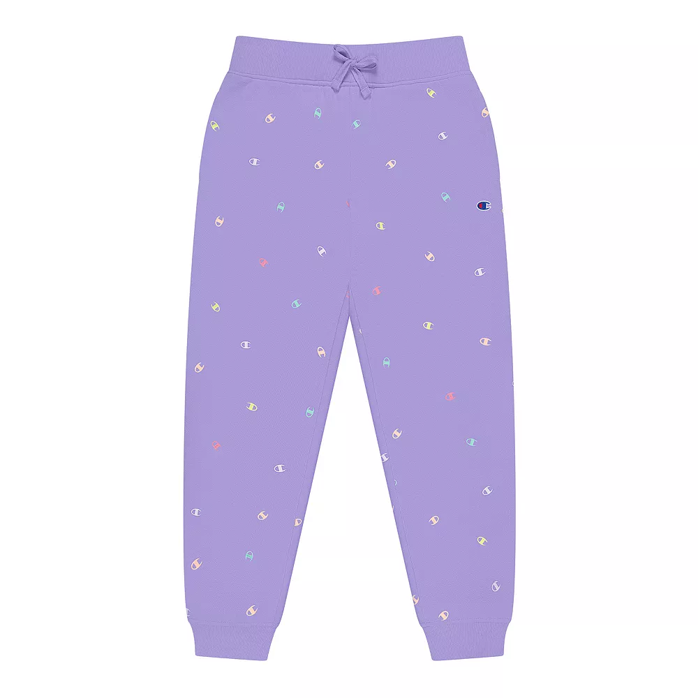 Girls 7-16 Champion® Tossed Logo Fleece Joggers 3 Girls 7-16 Champion® Tossed Logo Fleece Joggers