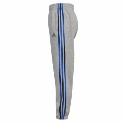Boys 8-20 adidas Game Fade 3-Stripe Fleece Joggers -kids pajamas set Sales 5555154 Gry Heathr