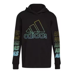 Boys 8-20 adidas Fast Hooded Tee -kids pajamas set Sales 5556646 Blk Multi
