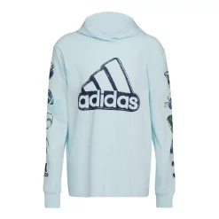 Boys 8-20 adidas Sport Stamp Hooded Tee -kids pajamas set Sales 5556648 Alms Blue