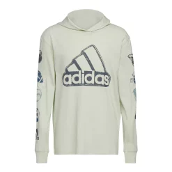 Boys 8-20 adidas Sport Stamp Hooded Tee -kids pajamas set Sales 5556648 Linen Grn