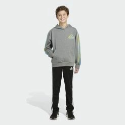 Boys 8-20 adidas Game Fade Fleece Hoodie -kids pajamas set Sales 5558652 ALT3