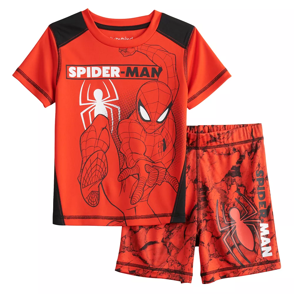 Toddler Boy Jumping Beans® Marvel Spider-Man Graphic Tee & Shorts Set 3 Toddler Boy Jumping Beans® Marvel Spider-Man Graphic Tee & Shorts Set
