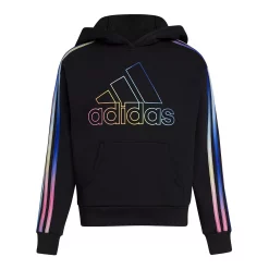 Girls 7-16 adidas Multi 3-Stripes Fleece Hoodie 12 Girls 7-16 adidas Multi 3-Stripes Fleece Hoodie -kids pajamas set Sales 5561641 Black Multi