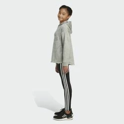 Girls 7-16 adidas Mélange Fleece Hoodie -kids pajamas set Sales 5561655 ALT5