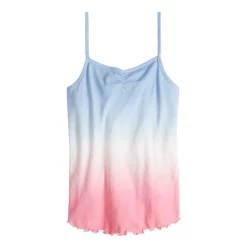 Girls 6-20 SO® Red, White & Blue Patriotic Scarf Tank Top in Regular & Plus