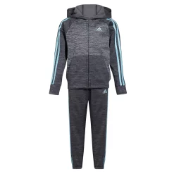 Boys 4-7 adidas Melange Fleece 3-Stripe Raglan Hoodie & Jogger Pants Set 12 Boys 4-7 adidas Melange Fleece 3-Stripe Raglan Hoodie & Jogger Pants Set -kids pajamas set Sales 5565370 ALT2