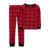Boys 4-14 Carter's Holiday Snug Fit 2-Piece Pajama Set -kids pajamas set Sales 5573547 Red Plaid