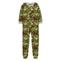 Boys 4-14 Carter's 1-Piece Footie Pajamas -kids pajamas set Sales 5573549 Green Camo