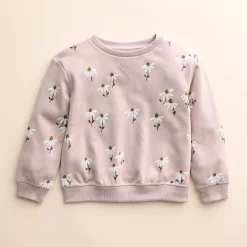 Baby & Toddler Little Co. by Lauren Conrad Pullover Sweatshirt -kids pajamas set Sales 5574273 Icy Mauve Flower